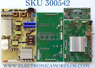KIT DE TARJETAS PARA TV TCL SMART TV / MAIN 08-CS55CUN-OC424AA / 40-RT73H2-MAA2HG / RT73H2 / RTD2873 / T-CON 342911009L / ST5461D13-2-C-2 / DRIVER 08-D55S530-DR200AA / 40-D55S53-DRB2LG / FUENTE 08-P241W0L-PW200AE / 40-P241WL-PWE1CG / MODELO 55S535